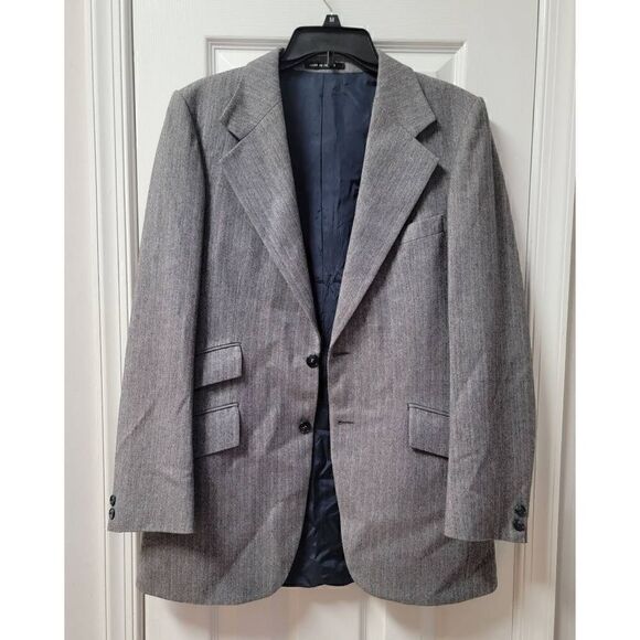 Yves Saint Laurent Mens Tweed Wool Sportcoat L - Picture 1 of 12